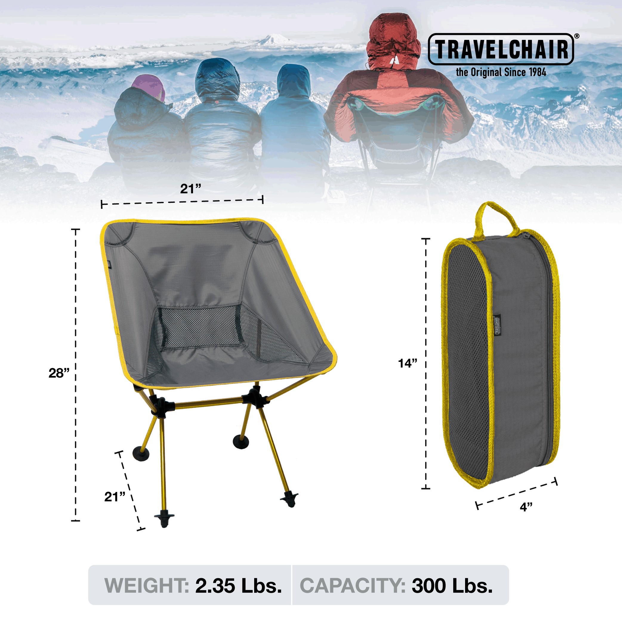 Take-Along Travel Chair Co. Folding Canoe Seat