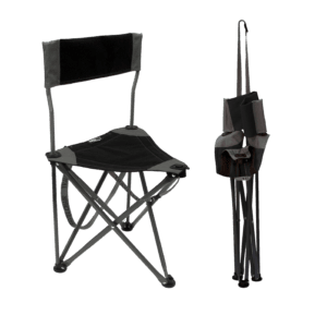 ZJIEX Folding Directors Chair Camping Chair Portable Fishing Chair with Rod  Holder, Adjustable Feet, Storage Pouch, Supports 350 LBS (Size : Folding